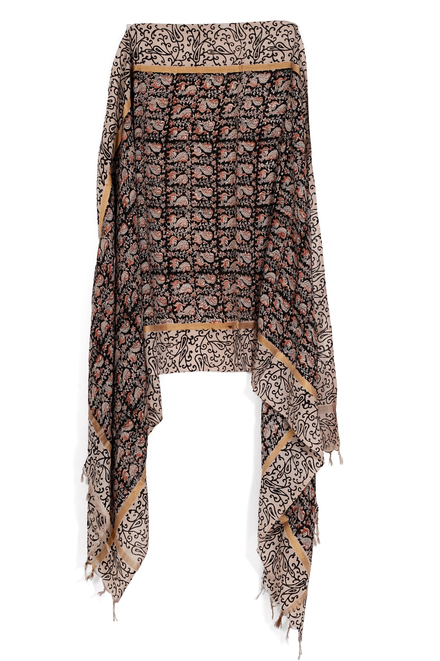 Kalamkari Dupatta - Manav Kalamkari