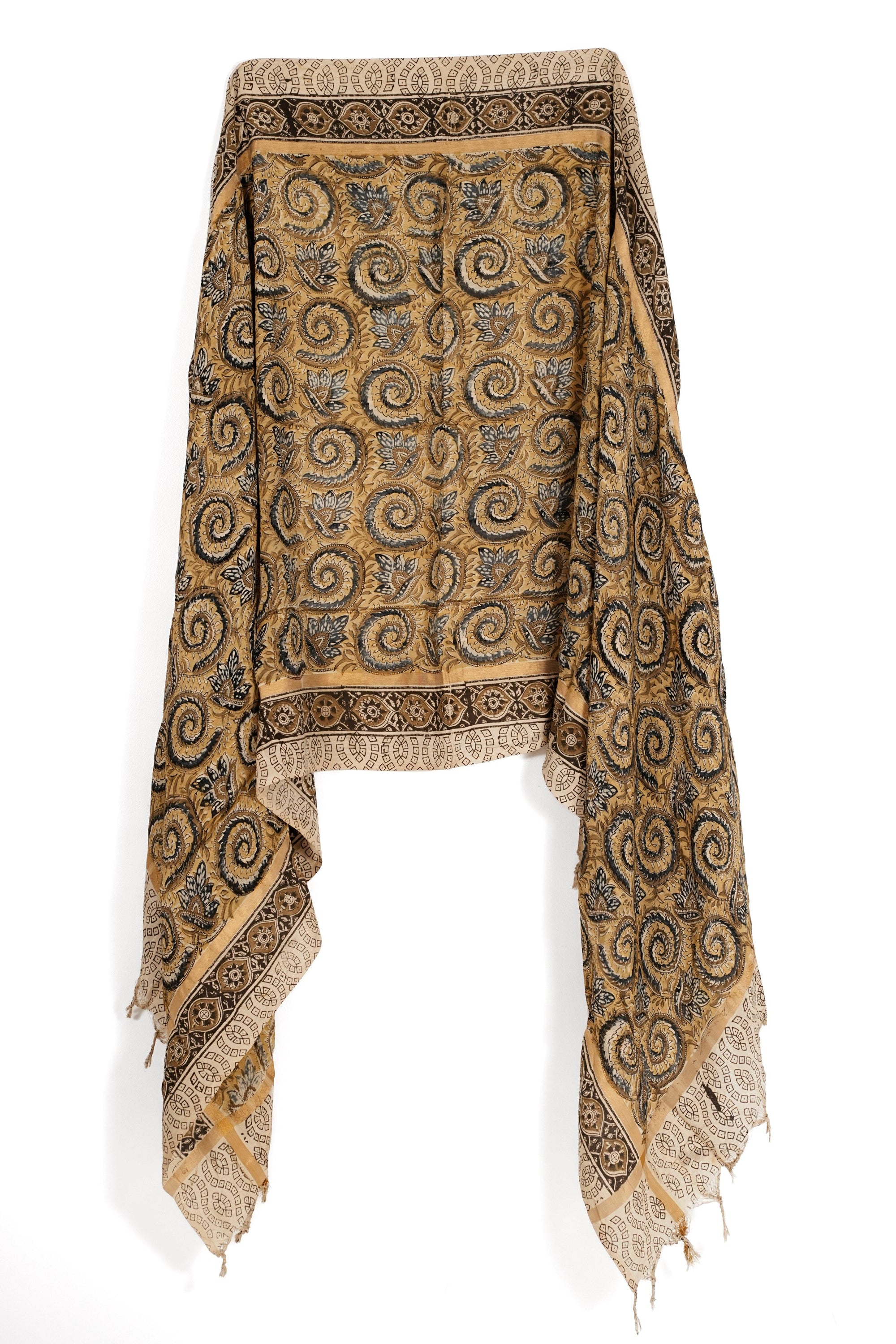 Kalamkari Dupatta - Manav Kalamkari