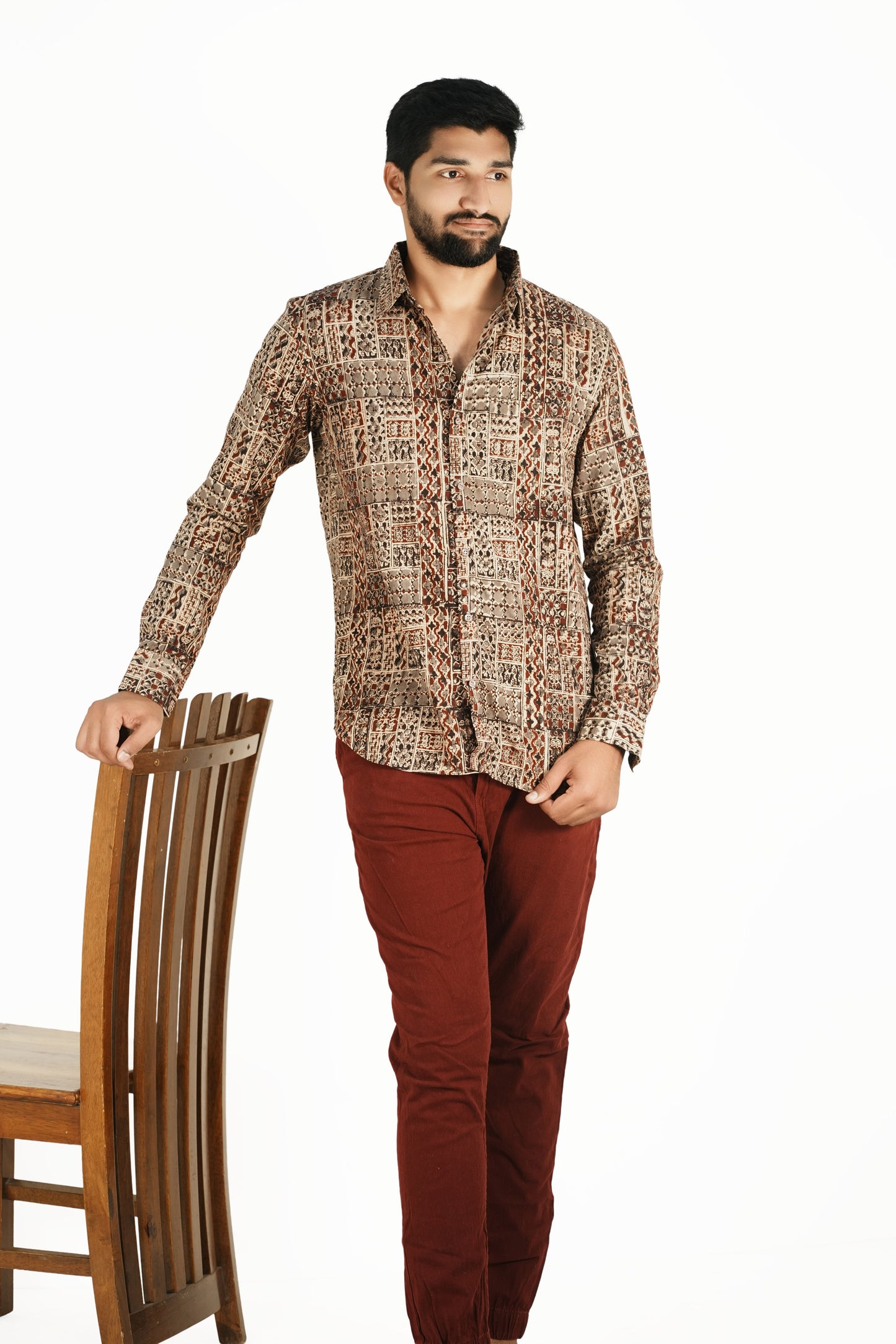 Kalamkari Cotton  Shirt