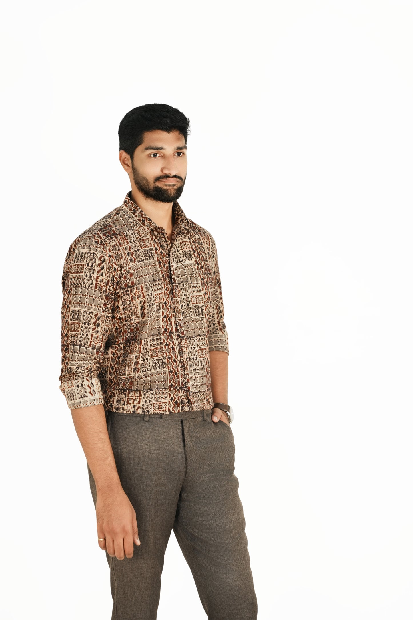Kalamkari Cotton  Shirt