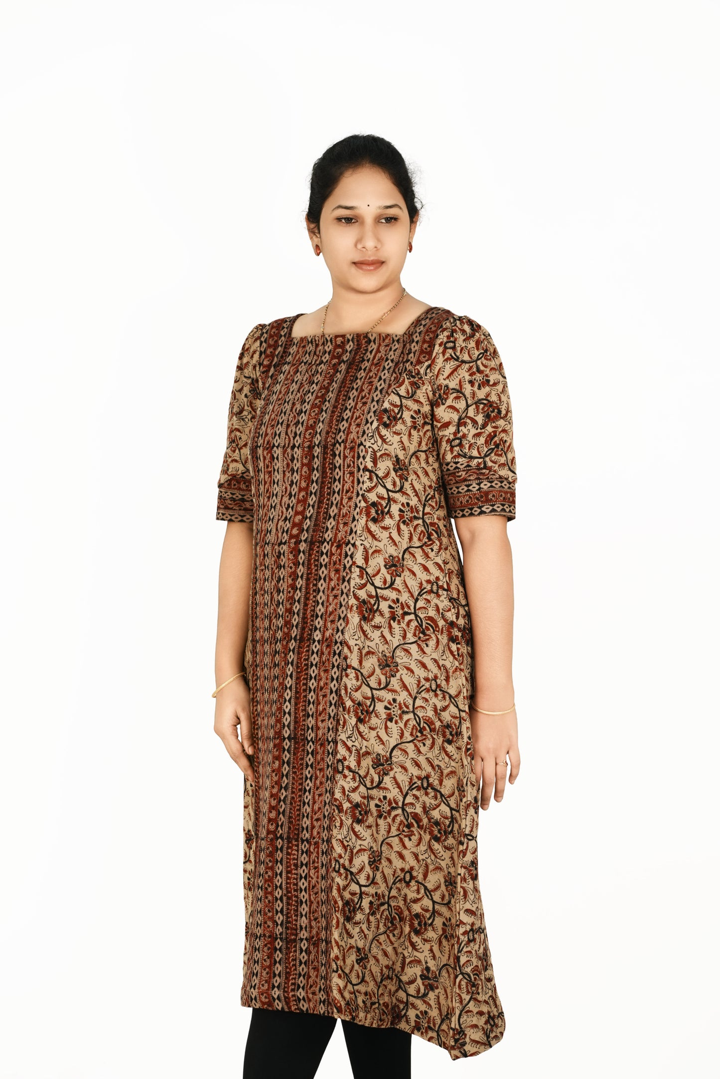 Kalamkari Cotton Aline Top