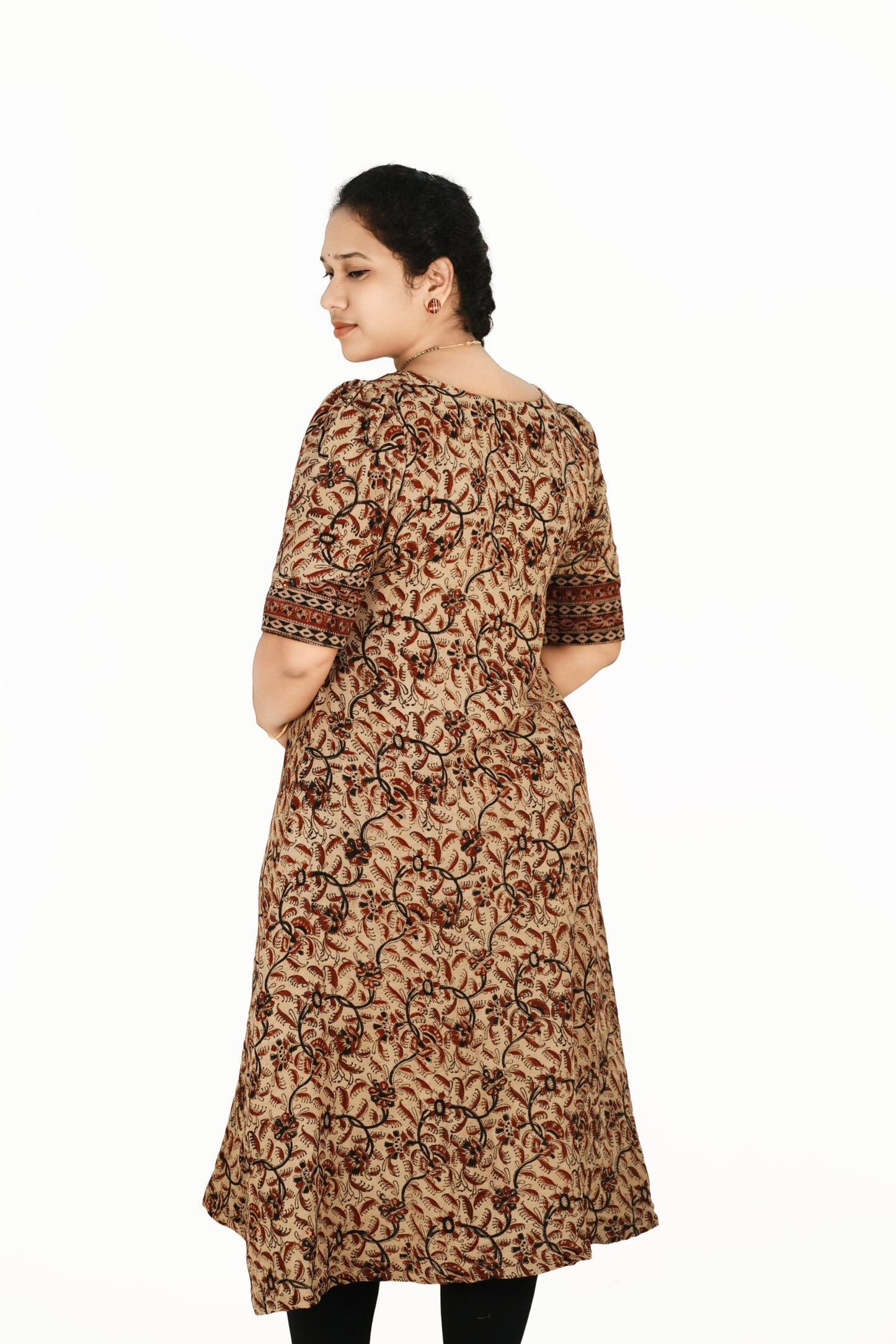 Kalamkari Cotton Aline Top