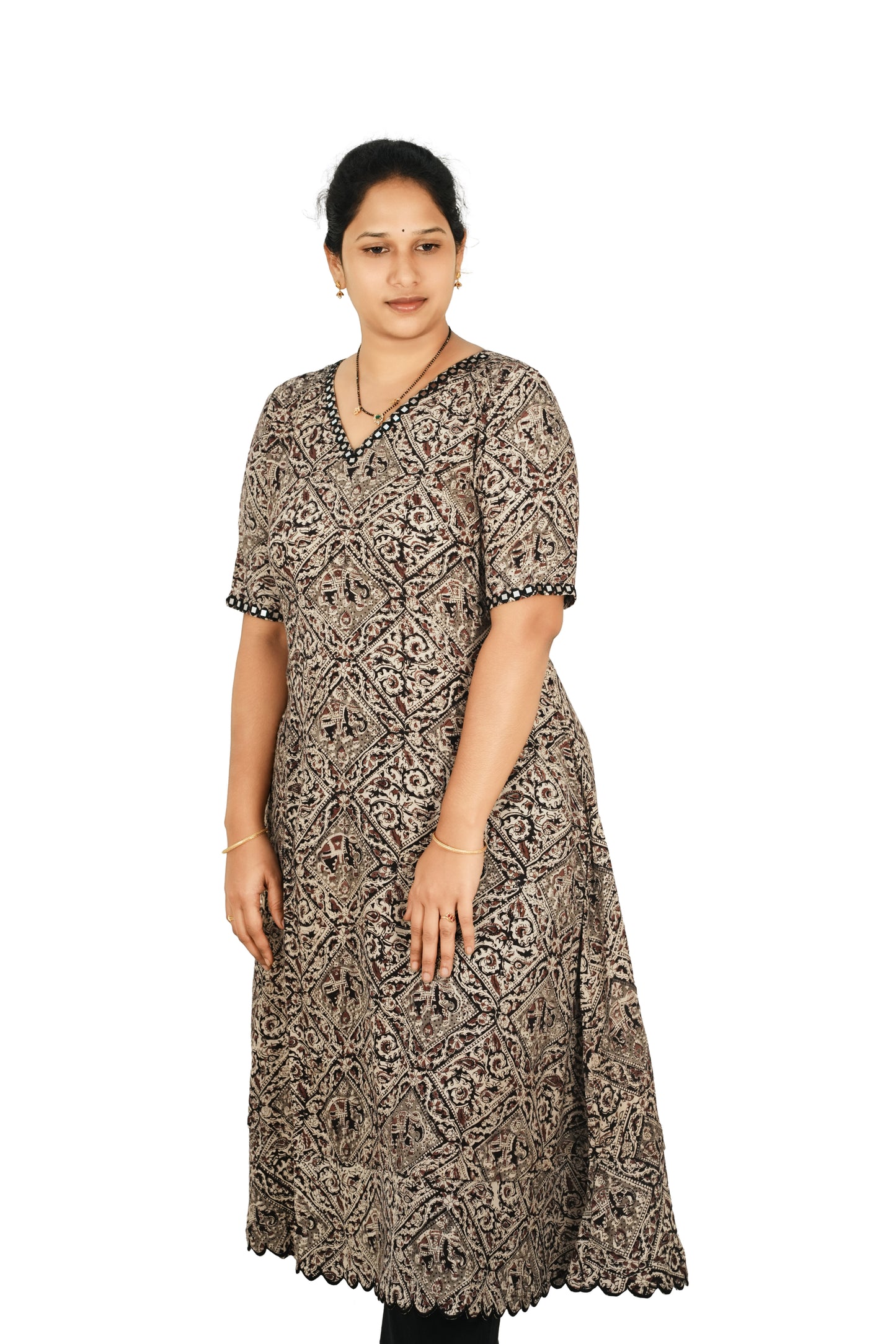 Kalamkari  Reyon Designer Top