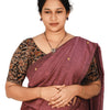KALAMKARI ROUND NECK 10 INCH HANDS STRECHBLE BLOUSE