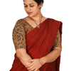 KALAMKARI ROUND NECK 10 INCH HANDS STRECHBLE BLOUSE