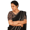 KALAMKARI ROUND NECK 10 INCH HANDS STRECHBLE BLOUSE