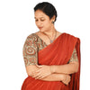 KALAMKARI ROUND NECK 10 INCH HANDS STRECHBLE BLOUSE