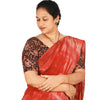 KALAMKARI ROUND NECK 10 INCH HANDS STRECHBLE BLOUSE