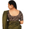 KALAMKARI ROUND NECK 10 INCH HANDS STRECHBLE BLOUSE