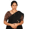 KALAMKARI ROUND NECK 10 INCH HANDS STRECHBLE BLOUSE
