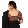 KALAMKARI ROUND NECK 10 INCH HANDS STRECHBLE BLOUSE