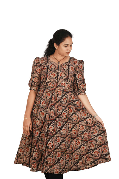 Kalamkari Cotton Umbrella Top