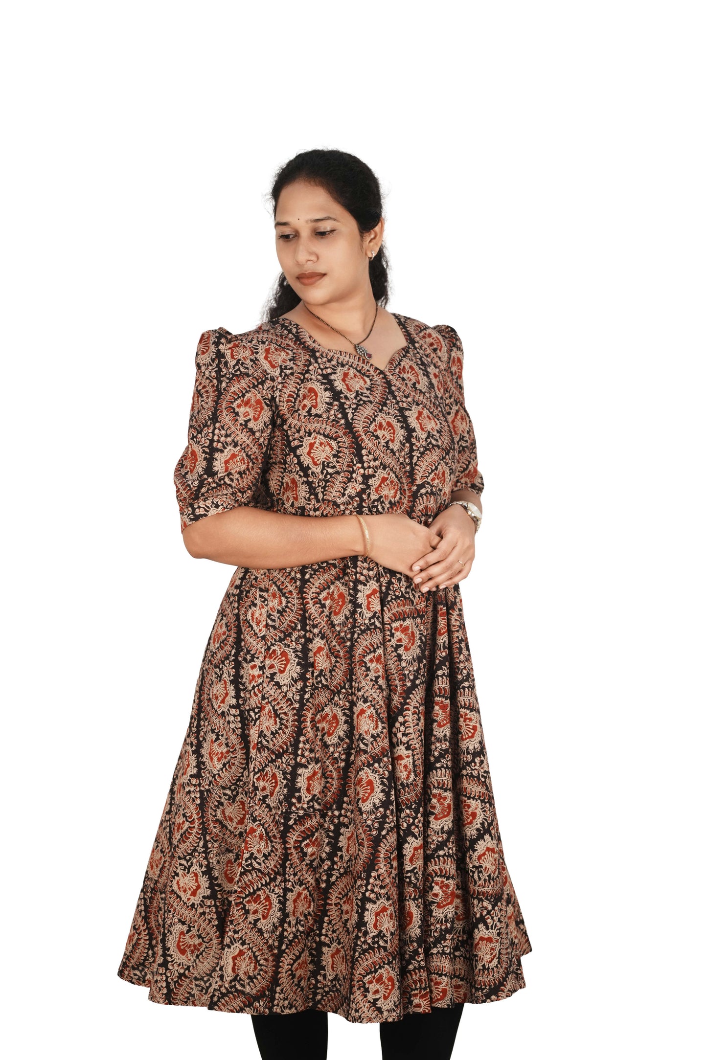 Kalamkari Cotton Umbrella Top
