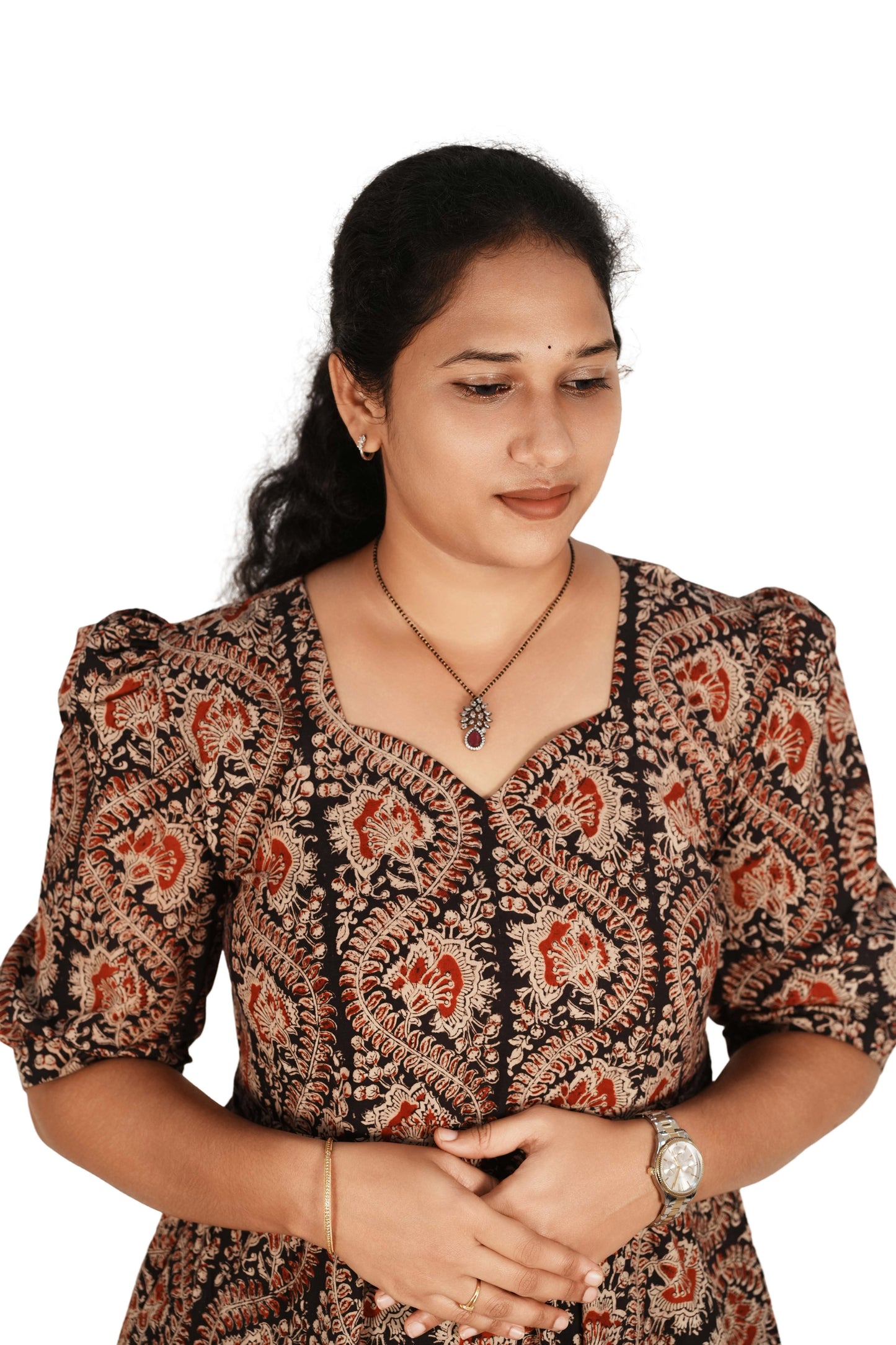 Kalamkari Cotton Umbrella Top