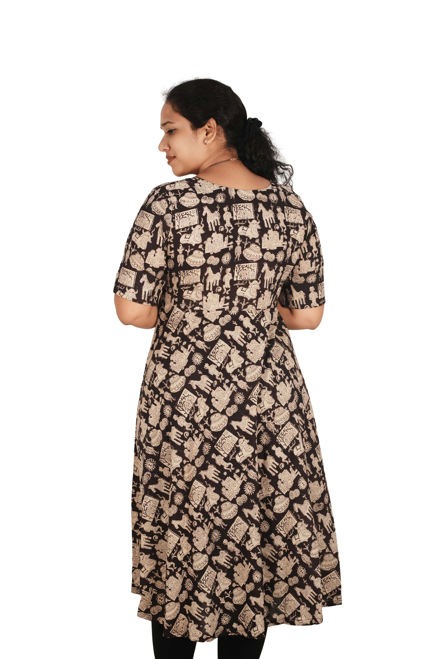 Kalamkari Cotton Umbrella Top