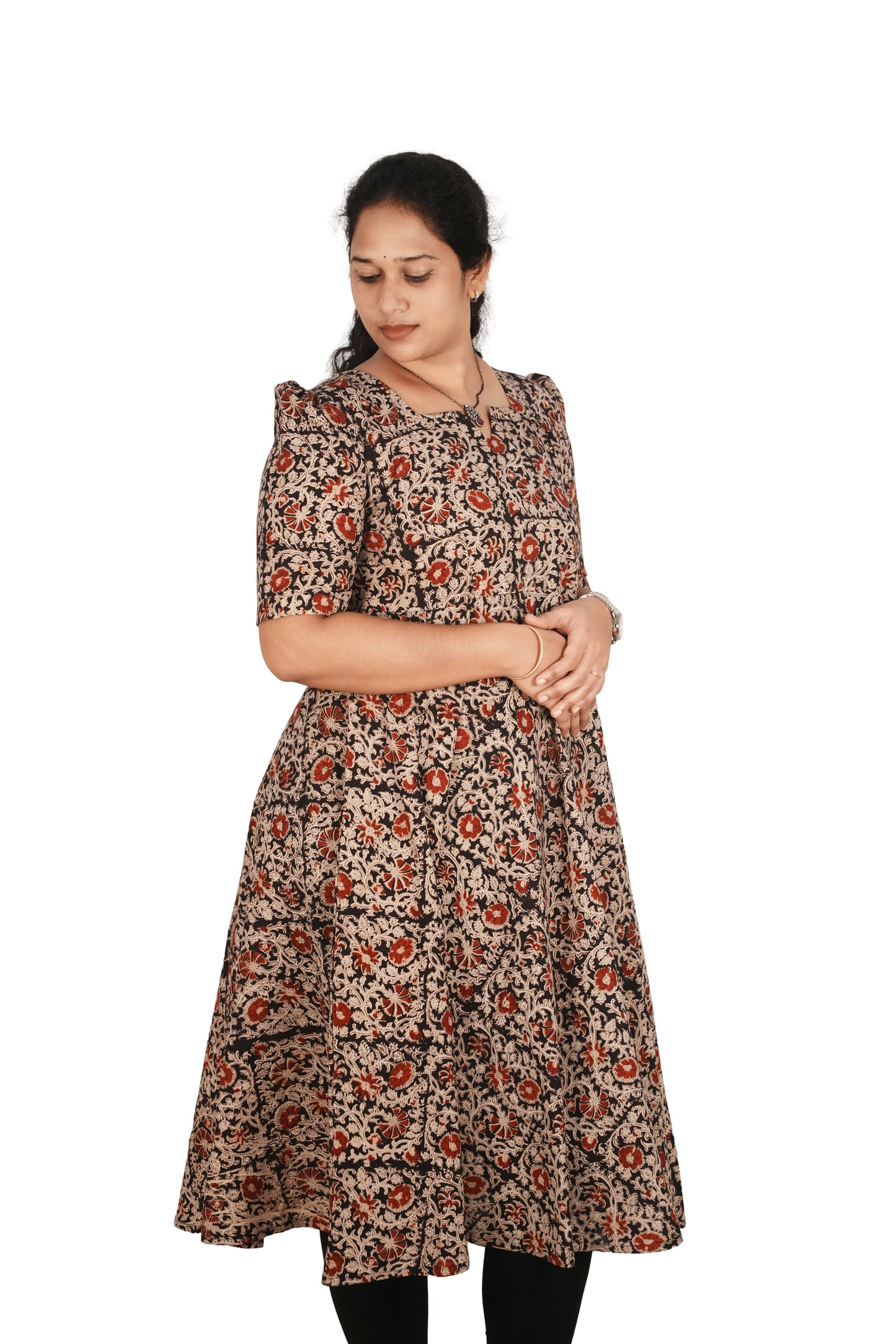 Kalamkari Cotton Umbrella Top
