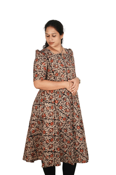 Kalamkari Cotton Umbrella Top