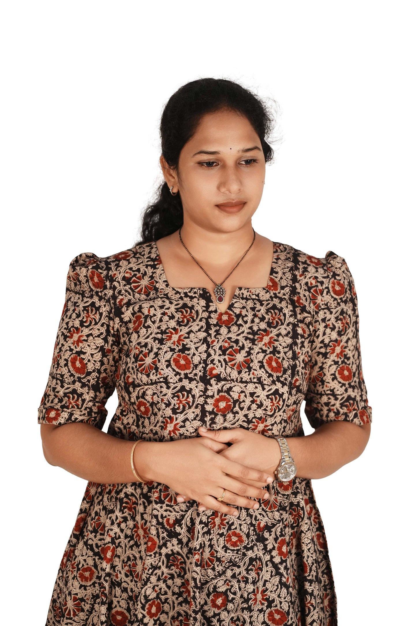 Kalamkari Cotton Umbrella Top