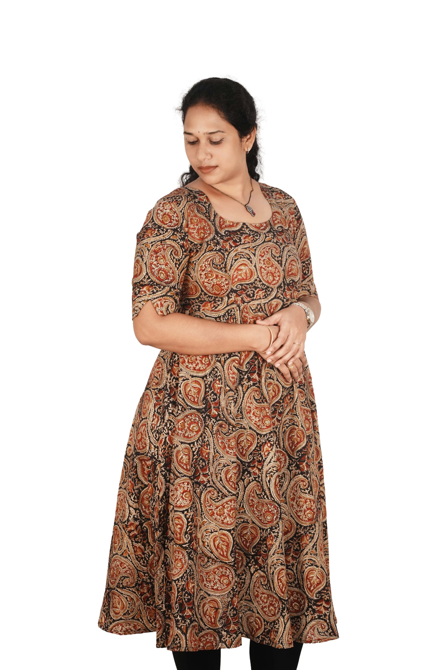 Kalamkari Cotton Umbrella Top