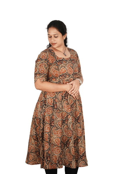 Kalamkari Cotton Umbrella Top