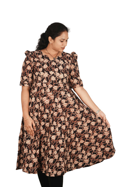 Kalamkari Cotton Umbrella Top