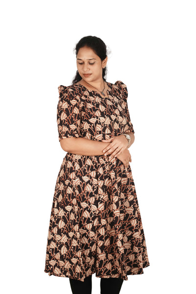 Kalamkari Cotton Umbrella Top