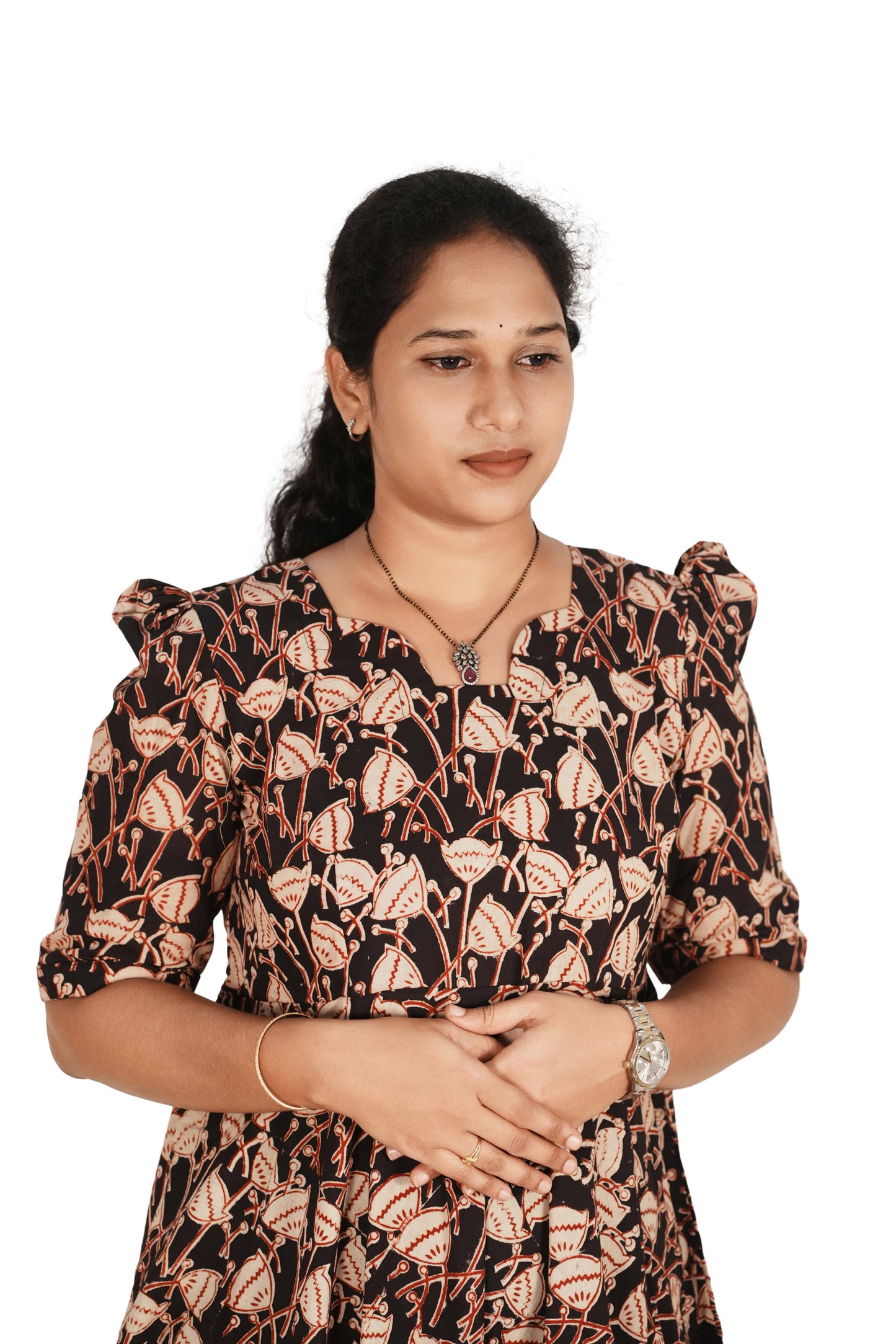 Kalamkari Cotton Umbrella Top