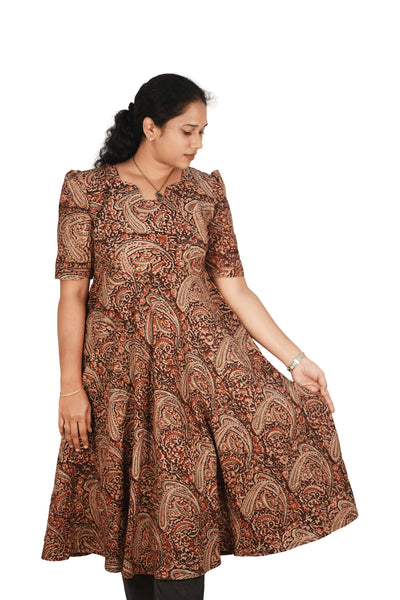 Kalamkari Cotton Umbrella Top