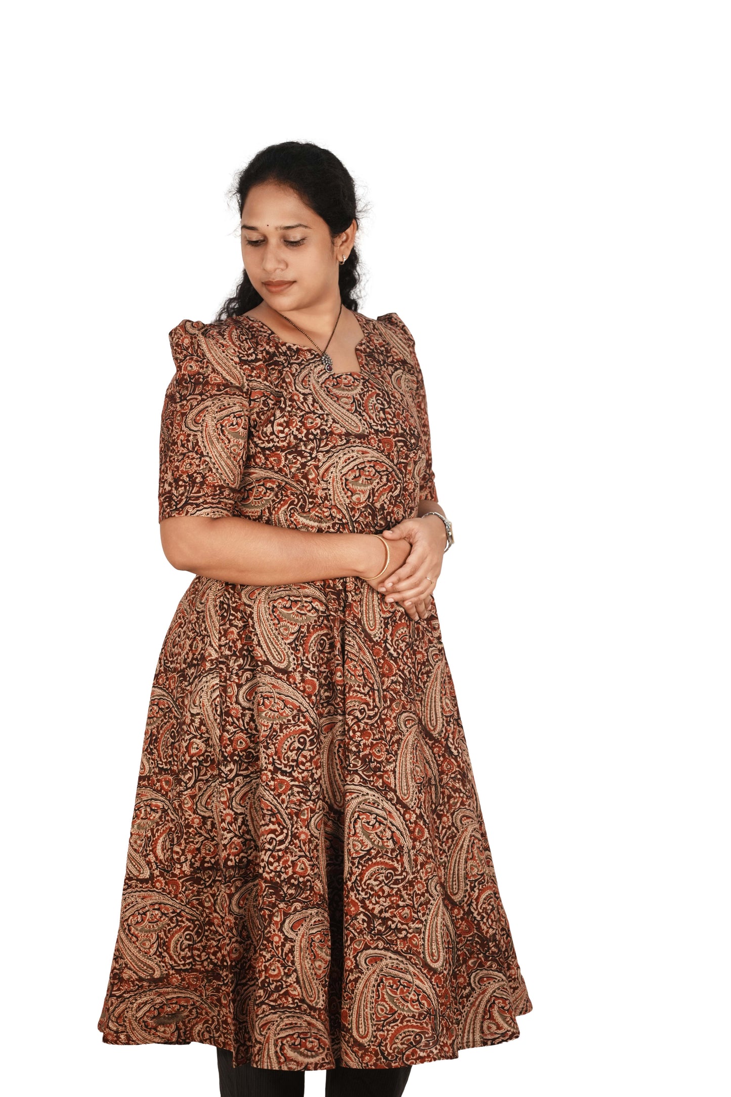 Kalamkari Cotton Umbrella Top
