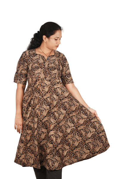 Kalamkari Cotton Umbrella Top
