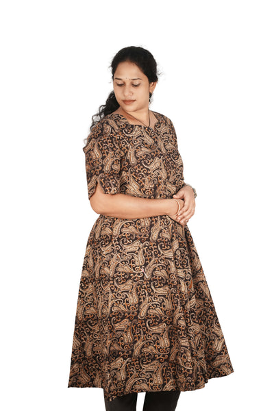 Kalamkari Cotton Umbrella Top