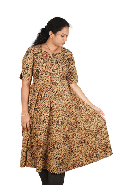 Kalamkari Cotton Umbrella Top