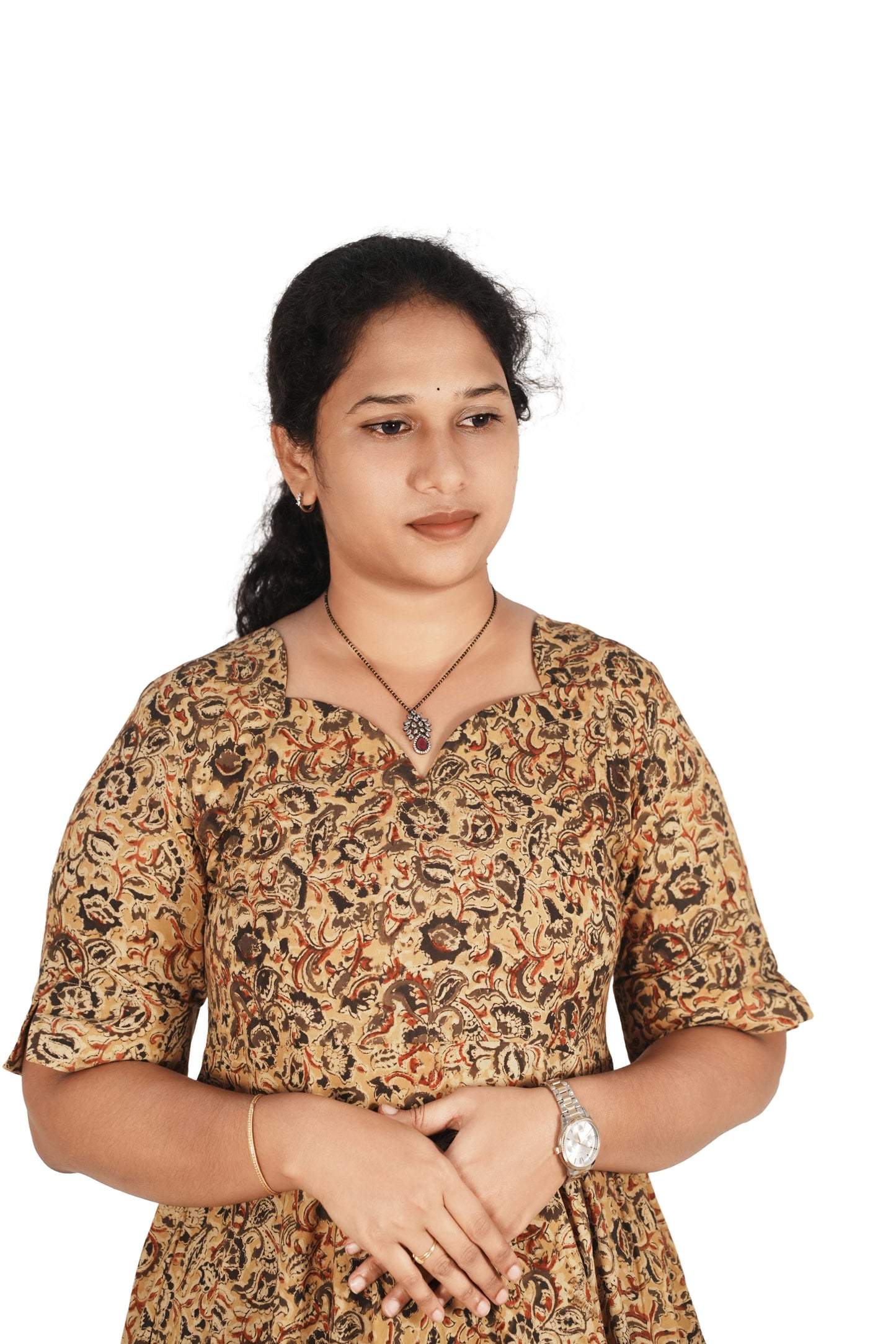 Kalamkari Cotton Umbrella Top