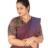 KALAMKARI V NECK 10 INCH HAND  STRECHBLE BLOUSE