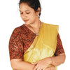 KALAMKARI V NECK 10 INCH HAND  STRECHBLE BLOUSE