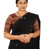 KALAMKARI BOAT NECK OPEN 10 HAND'S STREACHBLE  BLOUSE
