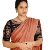 KALAMKARI BOAT NECK OPEN 10 HAND'S STREACHBLE  BLOUSE