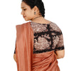 KALAMKARI BOAT NECK OPEN 10 HAND'S STREACHBLE  BLOUSE