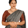 KALAMKARI ROUND NECK 10 INCH HANDS STRECHBLE BLOUSE