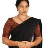 KALAMKARI ROUND NECK 10 INCH HANDS STRECHBLE BLOUSE