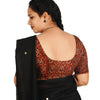 KALAMKARI ROUND NECK 10 INCH HANDS STRECHBLE BLOUSE