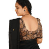 KALAMKARI BUTTA  ROUND NECK 10 INCH HANDS STRECHBLE BLOUSE