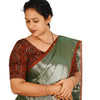 KALAMKARI ROUND NECK 10 INCH HANDS STRECHBLE BLOUSE