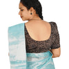 KALAMKARI BUTTA  ROUND NECK 10 INCH HANDS STRECHBLE BLOUSE