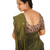 KALAMKARI ROUND NECK 10 INCH HANDS STRECHBLE BLOUSE