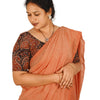 KALAMKARI ROUND NECK 10 INCH HANDS STRECHBLE BLOUSE