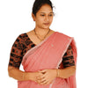 KALAMKARI ROUND NECK 10 INCH HANDS STRECHBLE BLOUSE