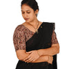 KALAMKARI ROUND NECK 10 INCH HANDS STRECHBLE BLOUSE