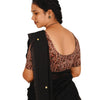 KALAMKARI ROUND NECK 10 INCH HANDS STRECHBLE BLOUSE