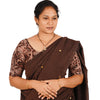 KALAMKARI ROUND NECK 10 INCH HANDS STRECHBLE BLOUSE